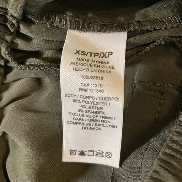 2/$30 Dynamite Army Green Jogger Style Pants with Gold Accents Size XS - Picture 14 of 14